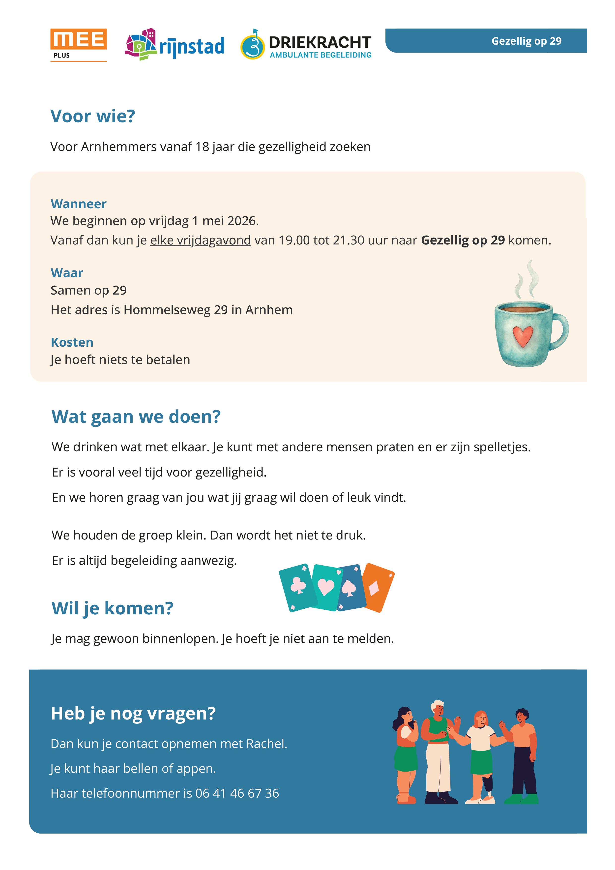 Flyer Gezellig op 29 2