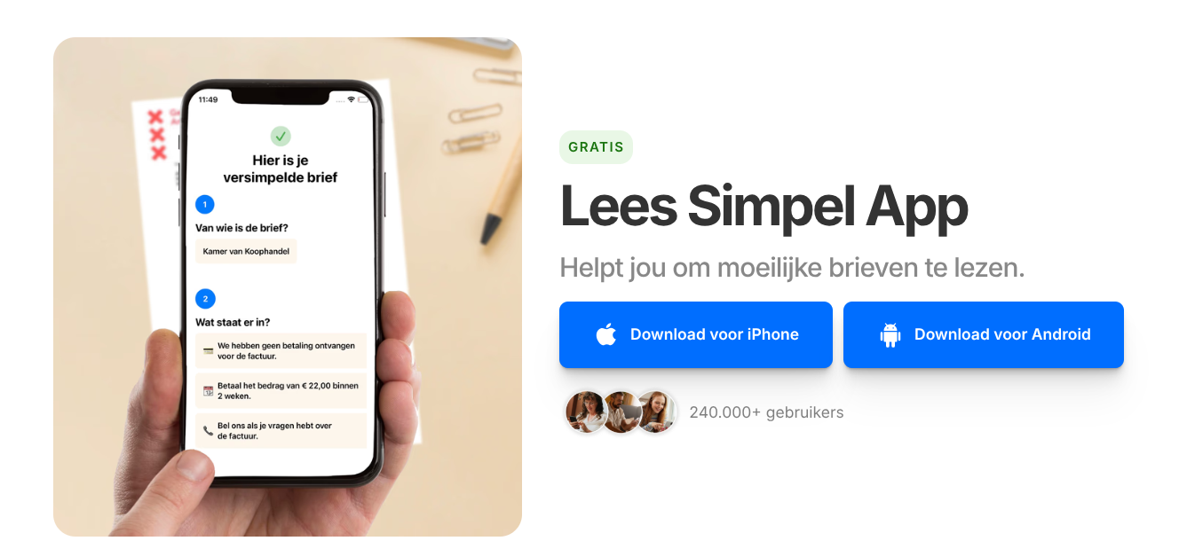 Lees Simpel App
